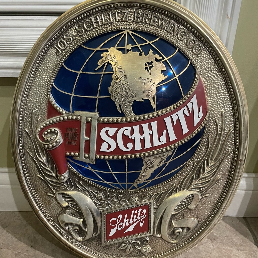 Schlitz beer sign